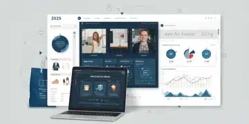 AI-powered personalization dashboard showing increased e-commerce conversions for US retailers in 2025.