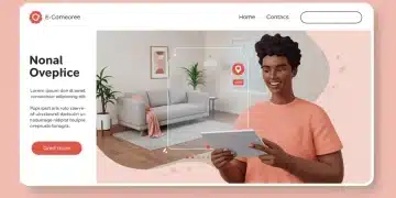 Augmented reality furniture shopping experience on a tablet