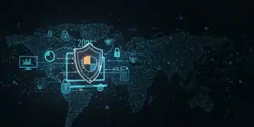 Digital network with shield symbolizing CFPB online lending rules 2025