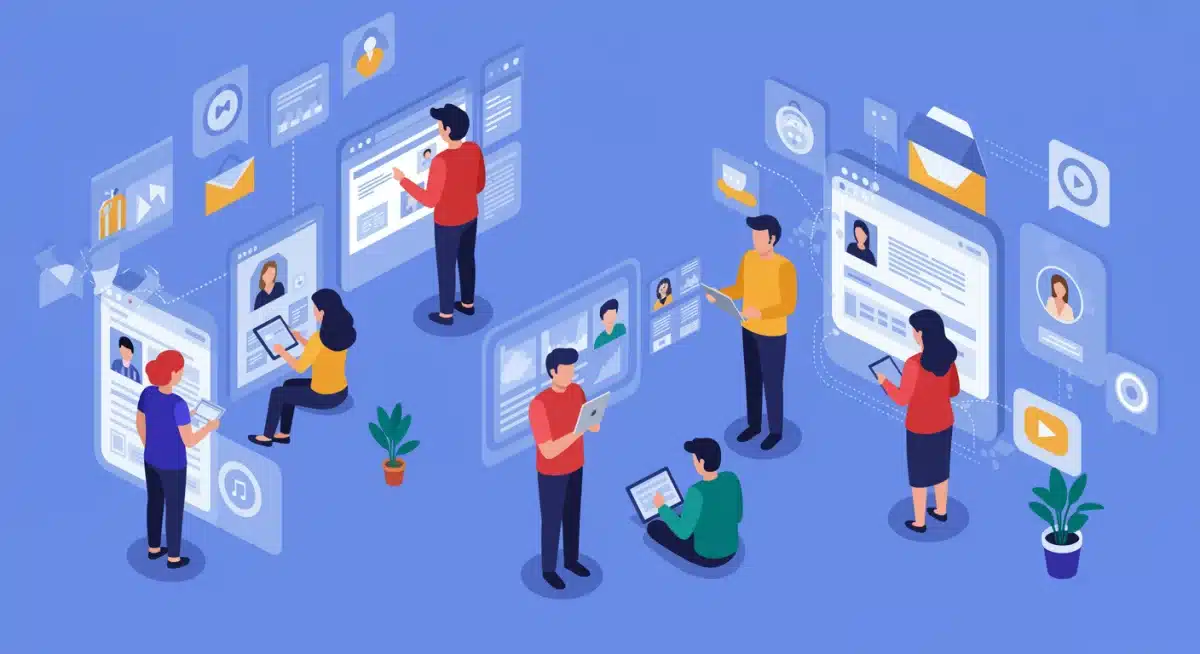 Consumers interacting with AI-powered e-commerce platforms, emphasizing data privacy and ethical considerations