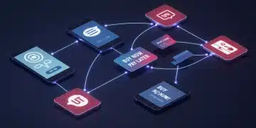 Futuristic e-commerce payment interface with digital wallets and BNPL options.