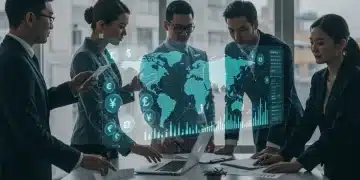 Professionals analyzing global payment data for cross-border fee reduction