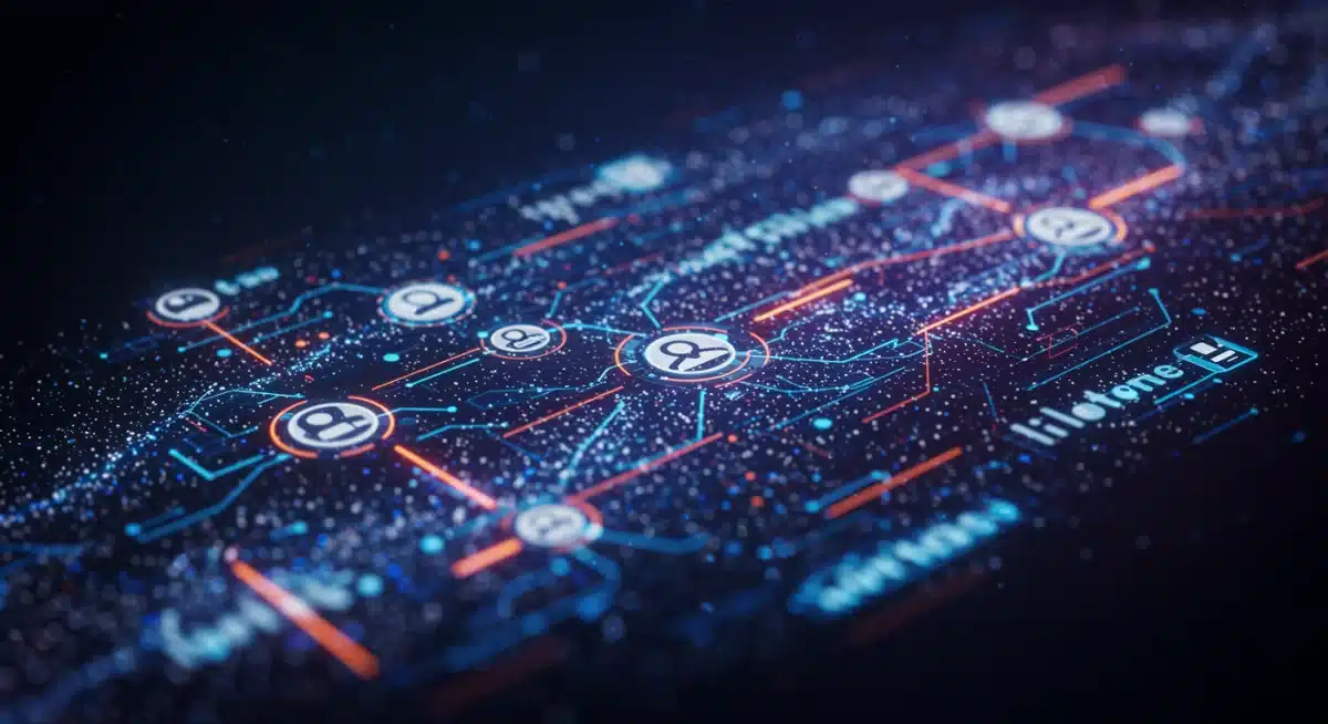 Complex network illustrating real-time fraud detection